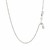 Adjustable Rope Chain in 14k White Gold (0.95 mm)