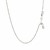 Adjustable Rope Chain in 14k White Gold (1.0mm)