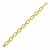 Textured Oval Link Bracelet in 14k Yellow Gold (8.60 mm)