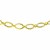 Textured Oval Link Bracelet in 14k Yellow Gold (8.60 mm)