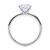 2 Carat Round Lab Grown IGI G/VS1 Diamond Solitaire Ring in Sterling Silver