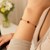 14K Yellow Gold Ruby Station Bracelet