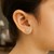 14k Yellow Gold Flower Childrens Earrings(5mm)