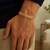 14k Yellow Gold Polished Miami Cuban Chain Bracelet (6.50 mm)