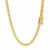 Semi Solid Miami Cuban Chain in 14k Yellow Gold (4.50 mm)