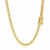 Semi Solid Miami Cuban Chain in 14k Yellow Gold (4.50 mm)