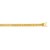 Semi Solid Miami Cuban Chain in 14k Yellow Gold (4.50 mm)