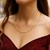 Reversible Omega Necklace in 14k Two Tone Gold (2.5mm)