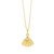 Sea Shell Necklace in 10K Yellow Gold
