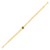 14K Yellow Gold Peridot Curb Chain Bracelet (3.60 mm)