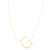 14K Yellow Gold Yours Truly Large Initial G Necklace