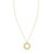 14K Yellow Gold Diamond Cut Cable Chain Necklace