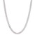 Sterling Silver Rhodium Plated Flat Miami Cuban Chain (6.70 mm)