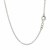 Sterling Silver 18 inch Leaf Motif Chain Necklace