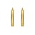 14K Yellow Gold Small Diamond Cut Marquise Hoop Earrings