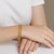 Double Link Solid Charm Bracelet in 14k Yellow Gold  (6.00 mm)