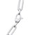 14K White Gold Wide Paperclip Chain (6.10 mm)