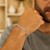 Solid Figaro Bracelet in 14k White Gold  (4.50 mm)