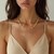 Oval Domed Paperclip Necklace in 14K Yellow Gold