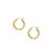 Classic Hoop Earrings in 10k Yellow Gold (3x15mm)
