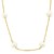 14k Yellow Gold Necklace with White Pearls