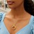 Entwined Open Ring Pendant in 14k Tri-Color Gold