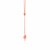 14k Rose Gold Lariat Necklace with Knots