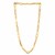 14k Yellow Gold Italian Alternating Paperclip Round Links Chain Necklace