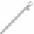 Cable Inspired Round Chain Link Bracelet in Sterling Silver