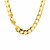 Solid Curb Chain in 14k Yellow Gold (12.18 mm)