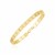 14k Yellow Gold High Polish Square Link Bracelet (6.00 mm)