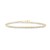 14K Two Tone Gold Pallina Bead Bracelet (2.10 mm)