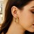 14K Yellow Gold Twisted Large Hoop Earrings