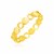 14k Yellow Gold Ring with Polished Circle Motifs