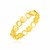 14k Yellow Gold Ring with Polished Circle Motifs