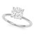 3 Carat Cushion Lab Grown IGI G/VS1 Diamond Solitaire Ring in 10K White Gold