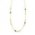 14K Yellow Gold Onyx And MOP Inlay Links Necklace