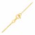 14k Yellow Gold Necklace with Six Pointed Stars