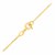 14k Yellow Gold Necklace with Six Pointed Stars