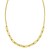 14K Yellow Gold Adjustable Paperclip Link Necklace