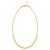 14K Yellow Gold Adjustable Paperclip Link Necklace
