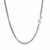 Classic Rhodium Plated Popcorn Chain in 925 Sterling Silver (2.50 mm)