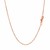 Diamond Cut Cable Link Chain in 14k Rose Gold (1.30 mm)