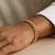 Miami Cuban Semi Solid Bracelet in 14k Yellow Gold  (7.00 mm)