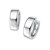 Small Snuggable Style Earrings in 14k White Gold