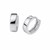 Small Snuggable Style Earrings in 14k White Gold