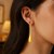 Teardrop Drop Earrings in 14k Yellow Gold