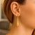 Teardrop Drop Earrings in 14k Yellow Gold