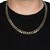 Pave Curb Chain in 14k Two Tone Gold (9.70 mm)