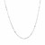 Diamond-Cut Bead Chain in 14k White Gold (0.90 mm)